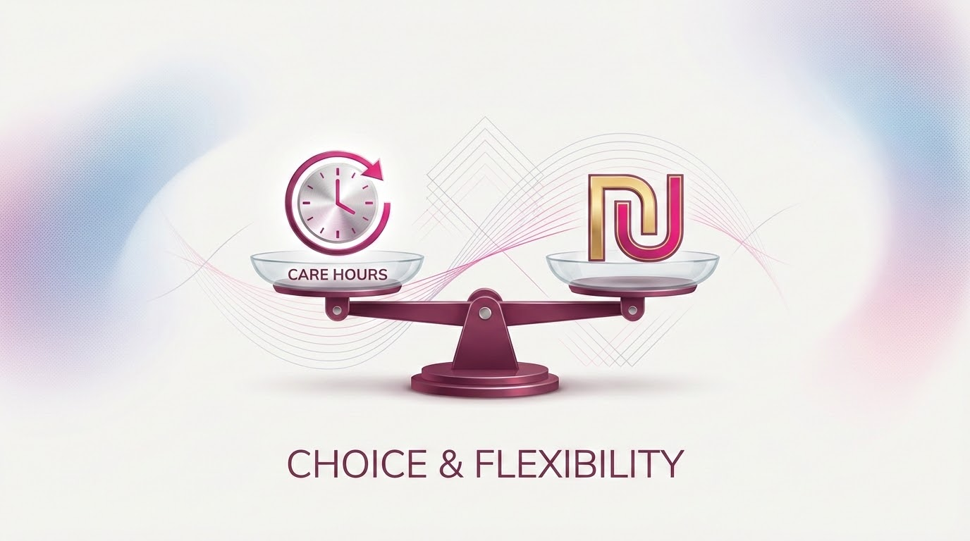 קבלת קצבה כספית במקום שעות טיפול סיעודי